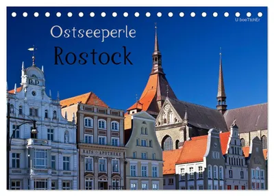 Produktbild von Ostseeperle Rostock (Tischkalender 2027 DIN A5 quer), CALVENDO Monatskalender
