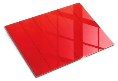 Produktbild von Glas Schneidebrett - 40x30 cm - Küchenbrett - Hartglas - Arbeitsplattenschutz - Servierbrett - Hitzebeständig - Holzbretter