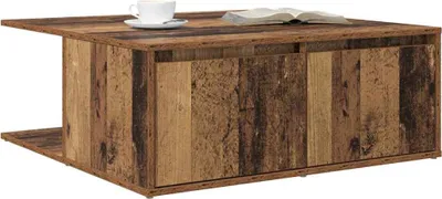 Produktbild von vidaXL Couchtisch Altholz 80 x 80 x 31 cm Holzwerkstoff