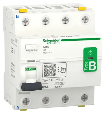 Obrázok produktu pre Schneider Electric A9Z64463, Zariadenie pre zvyškový prúd, Typ B-SI, 1500 A, IP20, IP40