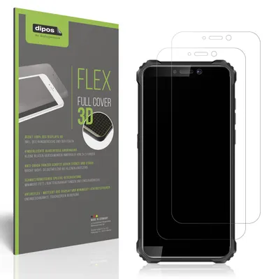 Produktbild von 2x Full Cover Schutzfolie matt für Oukitel WP5 Panzerfolie Anti-Shock