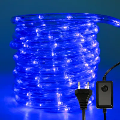 Image de Aopunly 30M LED Tuyau lumineux Chaîne lumineuse pour l'extérieur et l'intérieur avec 720 LEDs Lumières de Noël Décoration bleue