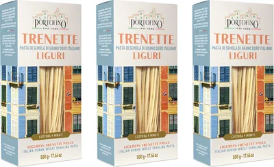 Immagine prodotto di Portofino Fine Food - Trenette Ligurian - Traditionelle ligurische Nudeln - 3 x 500 g