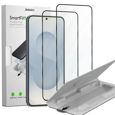 Zdjęcie produktu dla 2-pak Samsung S25 Szkło ochronne na ekran - Szkło hartowane | [Automatyczna instalacja] - Bez bąbelków