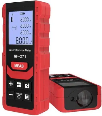 Image de Noyafa est à distance.
Télémètre laser – Télémètre – Appareil de mesure de surface – Rouge/Noir - 70 mètres