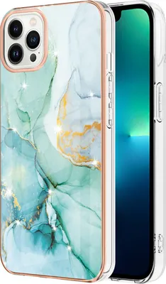 Image de Coque pour iPhone 13 Pro Max, fine coque antichoc en TPU souple vert