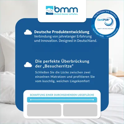 Produktbild von BMM Topper Klassik BASIC 140 x 200 cm
