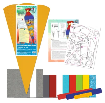 Produktbild von URSUS 9850006, Junge, Schwarz, Blau, Grün, Orange, Rot, Weiß, Gelb, Abbildung, Karton, Hexagonal, Tape