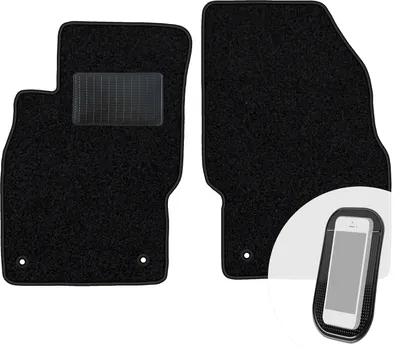 Image de moto-MOLTICO Tapis de sol avant en velours noir pour Opel Adam 2012-2019, Corsa D 2006-2015