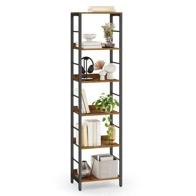 Produktbild von VASAGLE Bücherregal 6 Ebenen, Regal, Aufbewahrungsregal, 30 x 40 x 178 cm, mit Rückplatten, für Wohnzimmer, Arbeitszimmer, Homeoffice