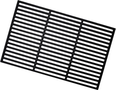 Immagine prodotto di Fiqops Griglia in ghisa per barbecue Accessorio per griglia quadrata Griglia smaltata 42x28cm