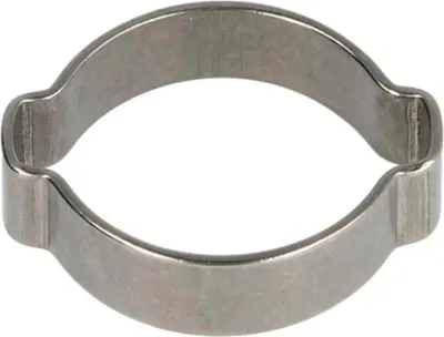 Produktbild von 2-Ohr-Schlauchklemme 10mm, Edelstahl rostfrei