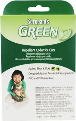 Obrázek produktu pro Sergeanťs Green obojek pro kočky 35cm 1ks