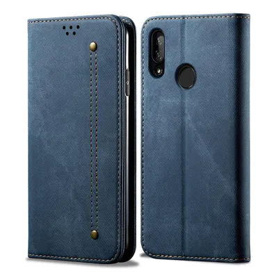 Immagine prodotto di Huawei Y9 2019 Custodia, custodia a portafoglio in pelle con chiusura magnetica e custodia con funzione stand per Huawei Y9 2019 blu