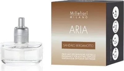 Zdjęcie produktu dla Millefiori Milano SANDALO BERGAMOTTO - Wkład do elektrycznego dyfuzora ARIA 20ml