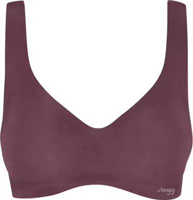Produktbild von Sloggi Zero Feel Bralette BH Ohne Bügel, Farbe: Violett (Kaluha), Größe: XS