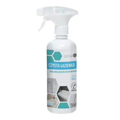 Zdjęcie produktu dla ISOKOR | Środek do czyszczenia łazienki | 500 ml | Naturalny środek do czyszczenia wanny, prysznica i kranów | Wegański i usuwający kamień