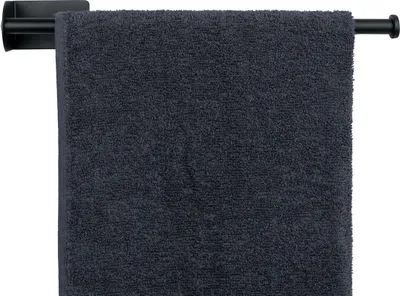 Immagine prodotto di QUVIO Porta asciugamani - Porta asciugamani - Gancio per asciugamani - Porta asciugamani bagno - Porta asciugamani - Metallo - 7 x 35 x 5 cm