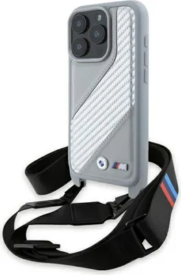 Obrázek produktu pro Etui Bmw M Edition Carbon Stripe & Strap Na Iphone 16 Pro - fotografie