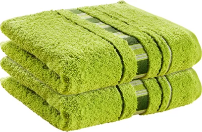 Produktbild von Erwin Müller Handtuch Achern" 2er-Pack grün 50x100 cm"