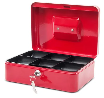 Obrázok produktu pre MAUL kazeta na peniaze 19 x 25 x 9 cm červená