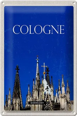 Produktbild von Blechschild Reise 20x30cm Köln Deutschland Kölner Dom Kirche