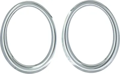 Image de Cadre chromé en acier inoxydable pour phares antibrouillard pour VW Caddy 3 2K à partir de 2010-