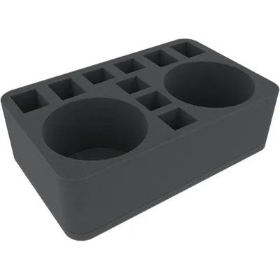 Immagine prodotto di Inserto in schiuma da 80 mm con 11 scomparti per miniature
