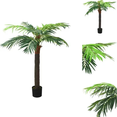 Produktbild von vidaXL Künstliche Palme Phönix mit Topf 190 cm Grün -  Kunstpflanzen