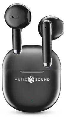 Produktbild von Music Sound 8018080491160 Kopfhörer Kabellos im Ohr Anrufe/Musik Bluetooth Schwarz