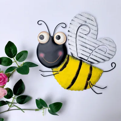 Produktbild von Metallische Bienen-Dekorationen für Innen- und Außenbereich