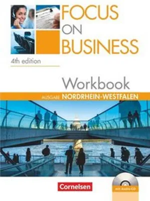 Produktbild von Focus on Business B1-B2. New Edition. Nordrhein-Westfalen. Workbook mit Lösungsschlüssel und Audio-CD