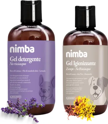 Immagine prodotto di Gel Detergente No Risciacquo 250 ml + Gel Igienizzante Zampe no Risciacquo 200 ml