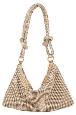 Productafbeelding van CORIOS Avondtas dames, clutch met strassstenen, glanzende diamanten handtas, versierd met strassstenen