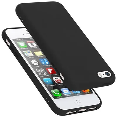 Zdjęcie produktu dla Cadorabo DE-147499, Apple, Apple iPhone 5 / 5S / SE 2016, Czarny