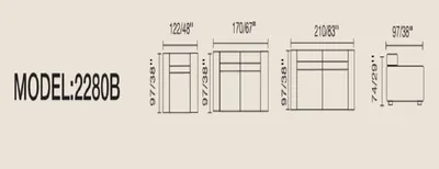 Produktbild von Sofagarnitur Design Couch 3+2 Set Polster Leder Sofa Wohnzimmer Garnituren 2280