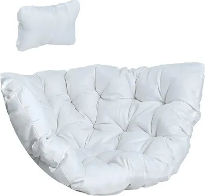 Produktbild von Kissen Sitzkissen Rückenkissen Hängesessel Sitzpolster Auflage Kopfkissen Weiß