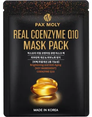 Produktbild von PAX MOLY Revitalisierende Tuchmaske mit Coenzym Q10, 25 ml