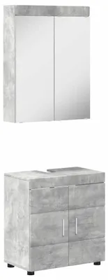 Immagine prodotto di vidaXL Set di mobili da bagno TULUM, 2 pezzi, cemento grigio, 60 x 34 x 63 cm