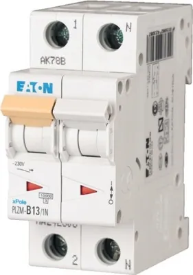 Produktbild von Eaton LEITUNGSSCHUTZSCHALTER     2TE (PLZM-B13/1N-MW)
