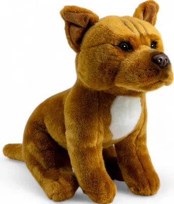 Produktbild von Carl Dick Stafford Bullterrier braun ca. 32cm Plüschtier, Stofftier, Kuscheltier 3610