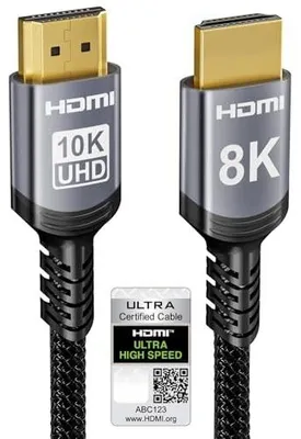 Zdjęcie produktu dla Kabel HDMI 2.1 8K 48GBPS 2M do PS5 projektor soundbar