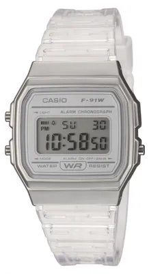 Produktbild von Casio Collection > Damen Analoguhr Tagesalarm Resinband > F-91WS-7EF