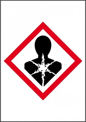 Produktbild von Dreifke® Aufkleber I Gefahrensymbol Gesundheitsgefahr GHS 08, Folie, selbstkl...