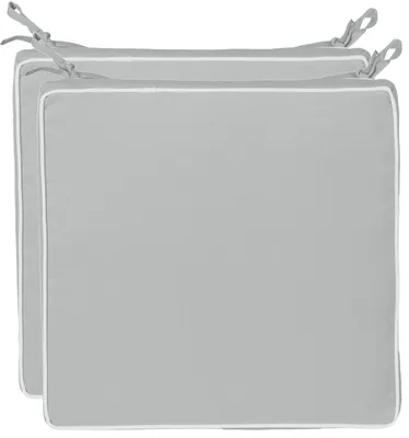 Imagen del producto de Cojines para exteriores repelentes al agua y a la suciedad - Juego de 2 - Gris claro