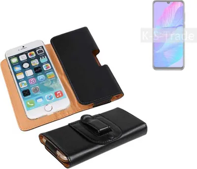 Produktbild von K-S-Trade Schützhülle Handyhülle kompatibel mit Huawei P Smart S Holster Gürtel Tasche Schutzhülle Handy-Tasche Smartphone Case Seitentasche