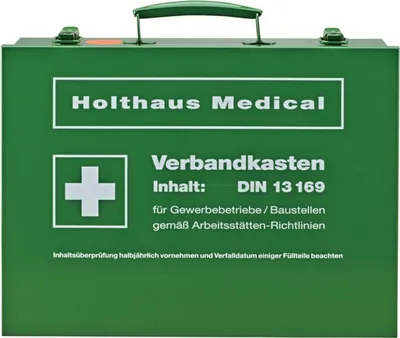 Immagine prodotto di Holthaus Medical 63169 Holthaus Medical Erste-Hilfe-Koffer DIN 13169 grün