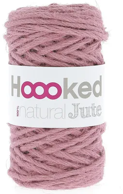 Produktbild von Hoooked Natural Jute, Makramee-Garn, 100% Jute, natürlich, schadstofffrei : Tea Rose Hoooked Farbe: Tea Rose