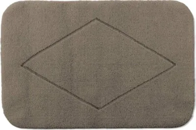 Produktbild von Rhomtuft Badteppich Raute abgerundet Farbe taupe Größe 80x160 cm