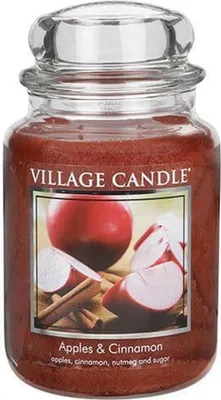 Produktbild von Apples & Cinnamon - Duftkerze im Glas 602g - Village Candle®